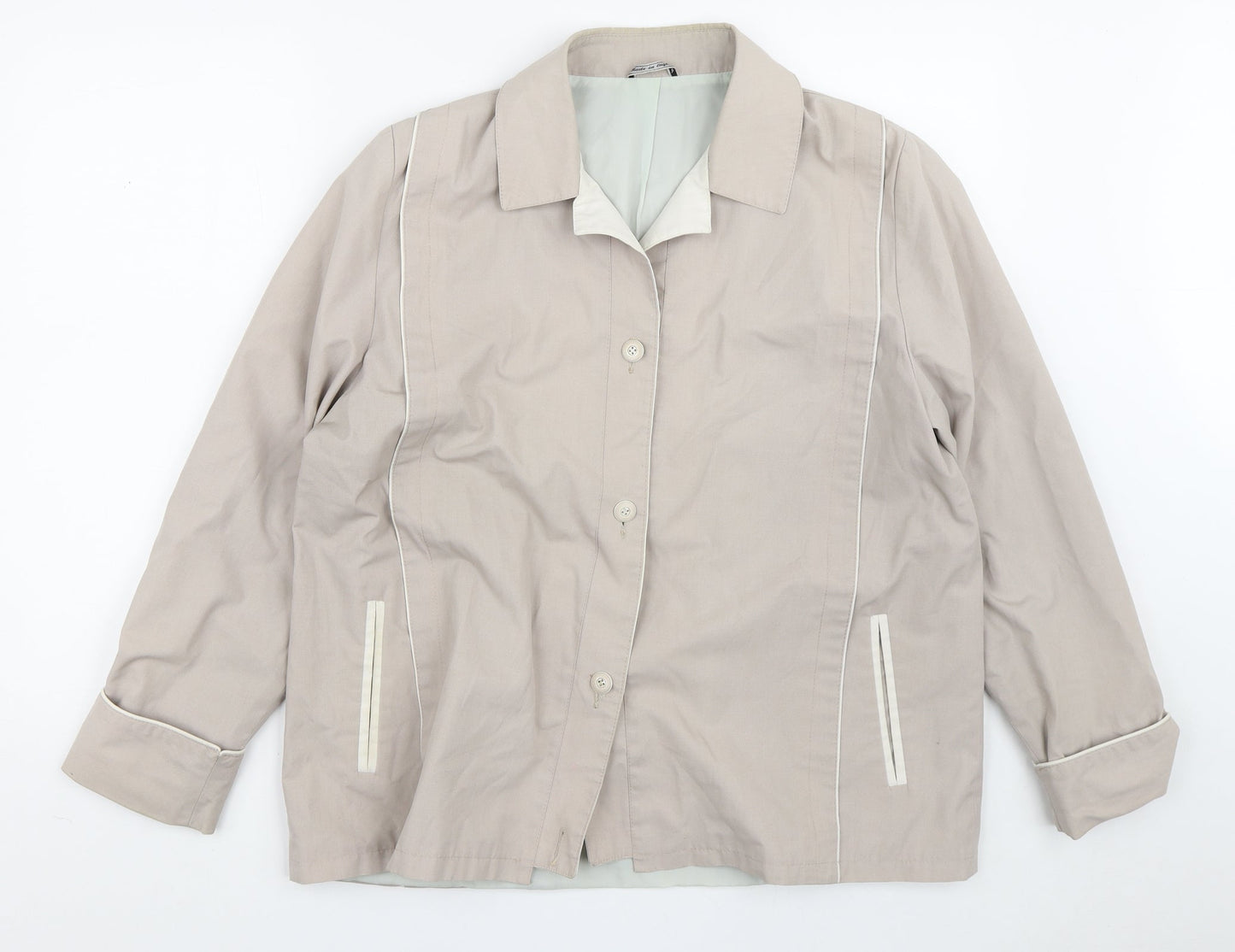 Eleganze Womens Brown   Jacket Blazer Size 14