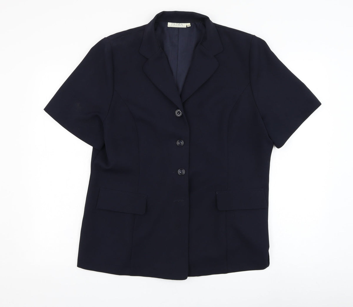 Prima Womens Blue   Jacket  Size 18  Button