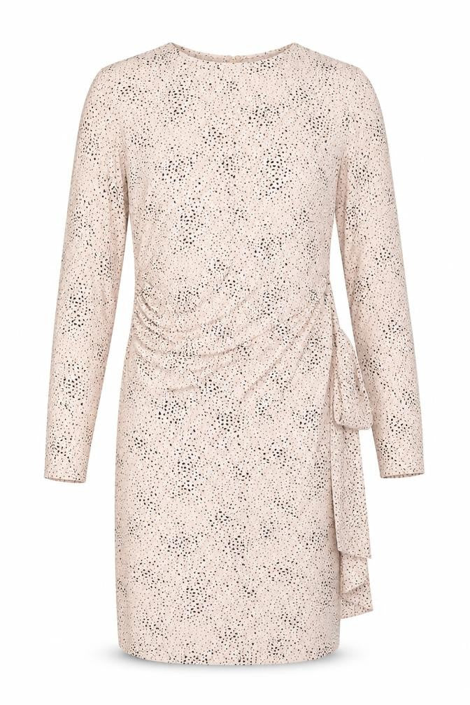 Marks & Spencer Womens Pink Geometric Viscose Sheath  Size 10  Round Neck