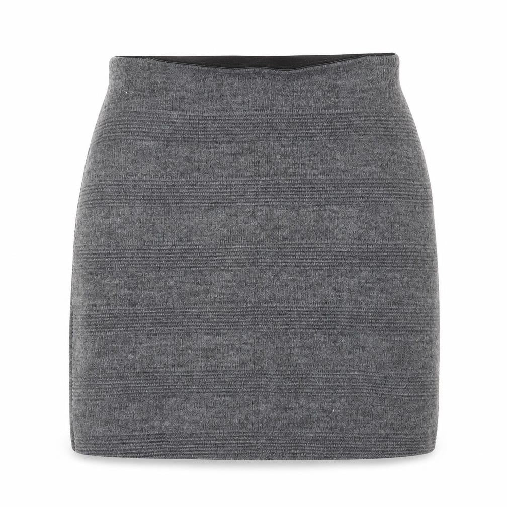 Atmosphere Womens Grey  Acrylic A-Line Skirt Size 8