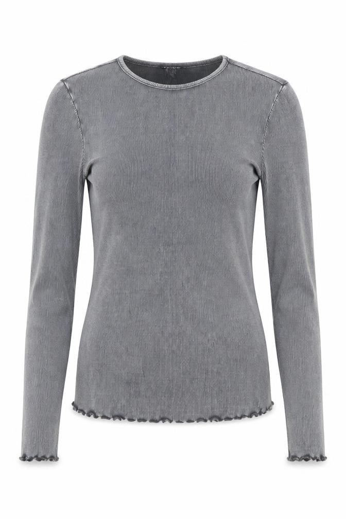 New Look Womens Grey Round Neck  Cotton Pullover Jumper Size 6