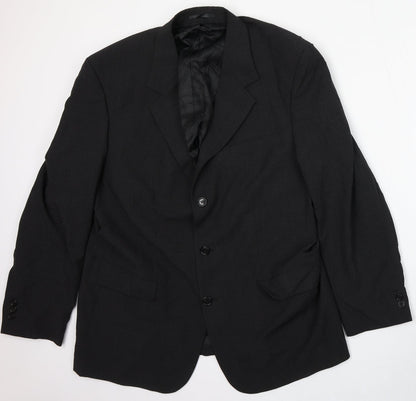 Preloved NEXT Mens Grey  Wool Jacket Suit Size 42 - Front