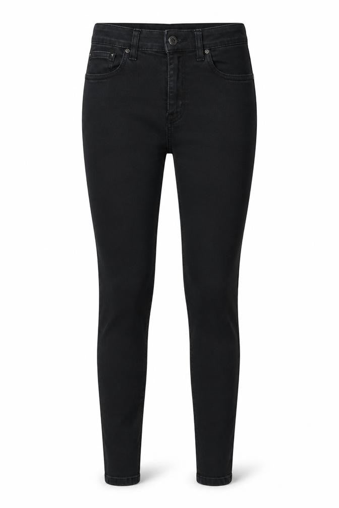 Topshop Womens Grey  Cotton Skinny Jeans Size 28 L26 in Regular