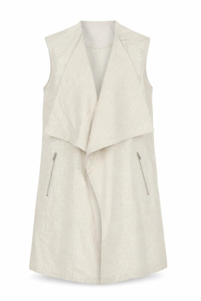 New Look Womens Beige   Jacket Waistcoat Size 12