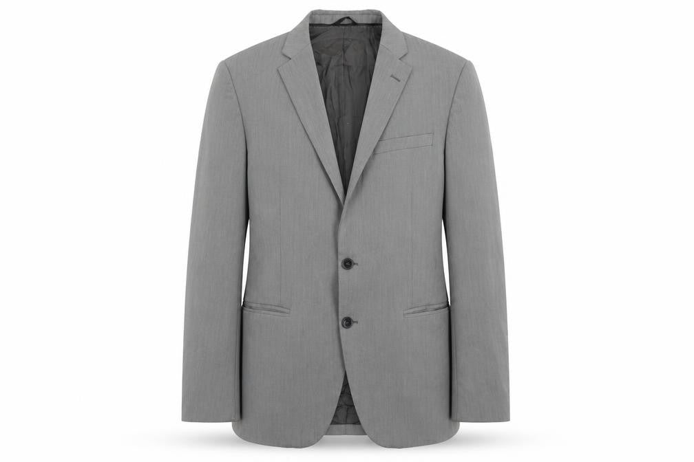 Sisley Mens Grey  Polyester Jacket Suit Jacket Size 38