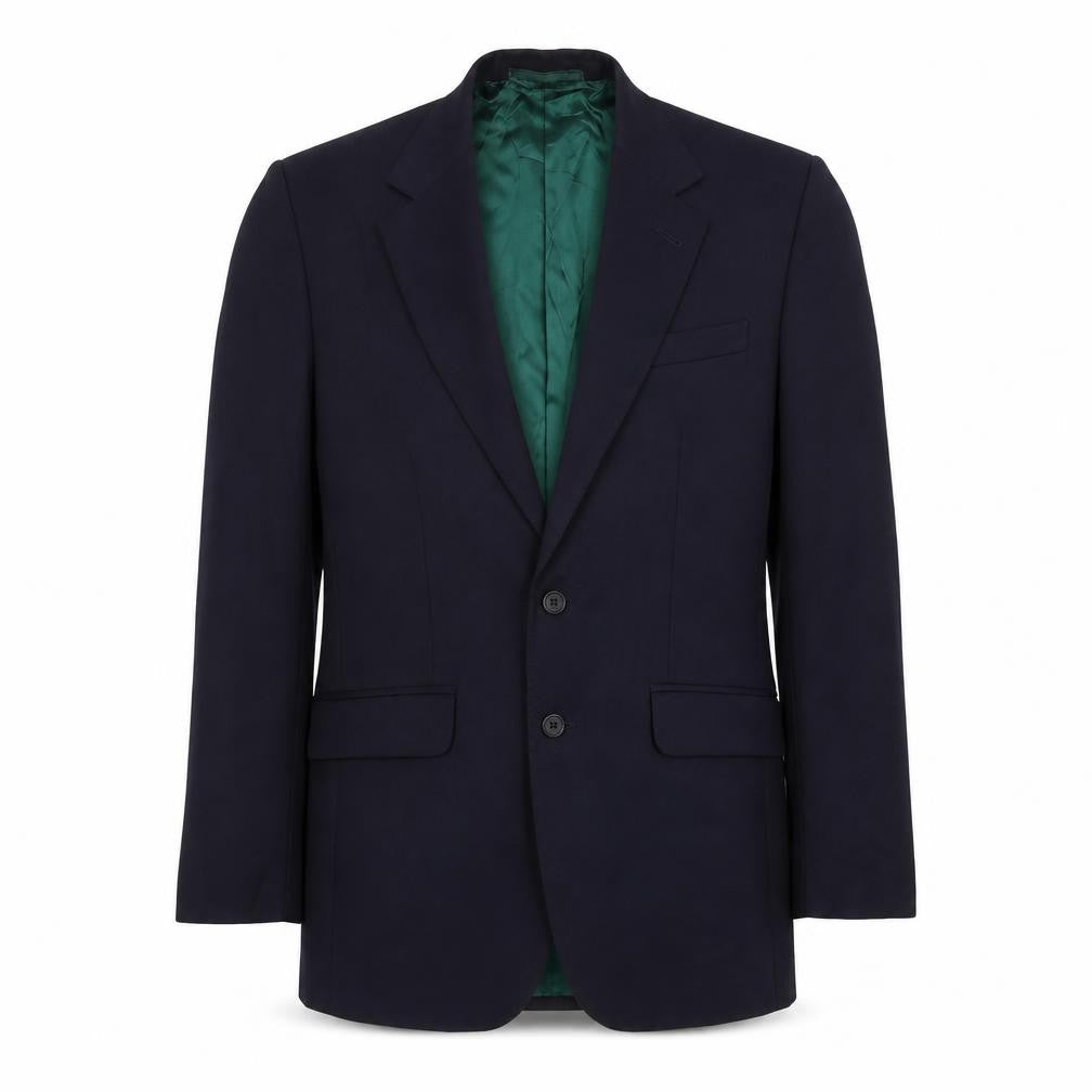 Dale Rhodes Mens Blue  Polyester Jacket Suit Jacket Size 40