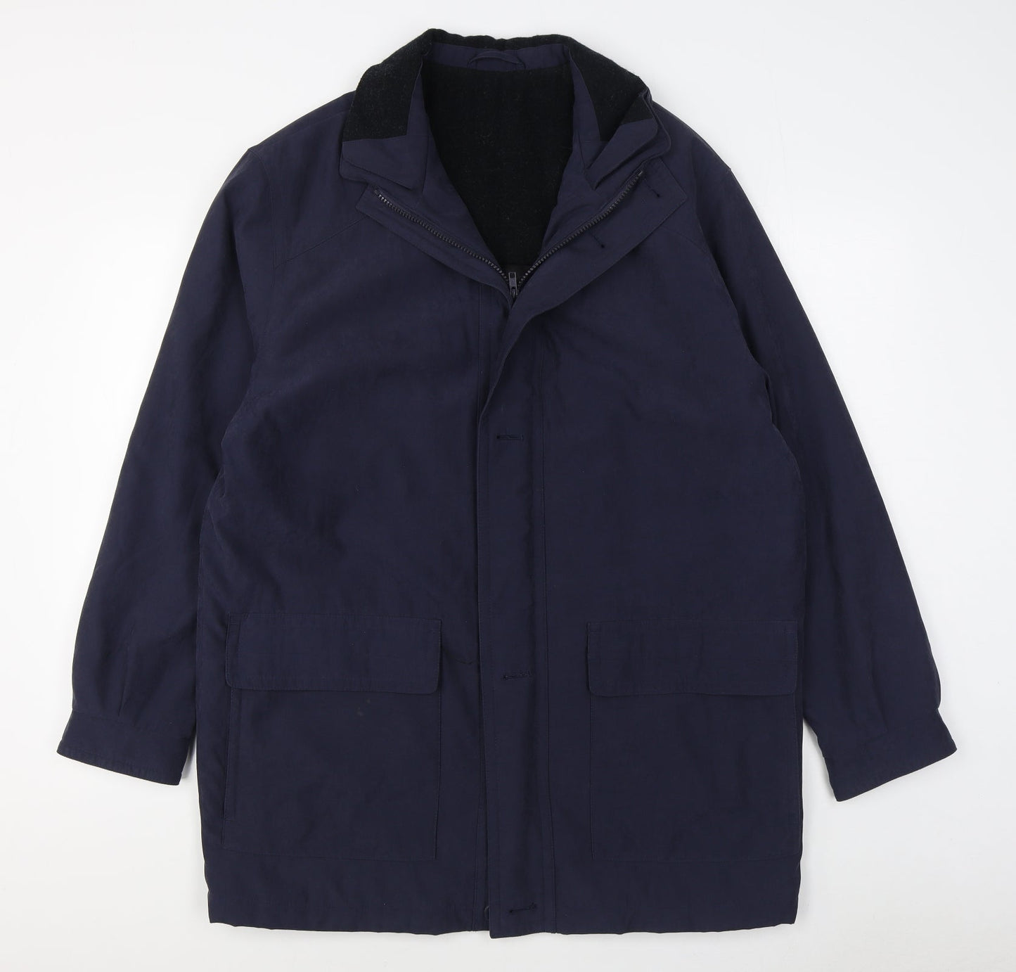 Essentials Mens Blue   Jacket  Size M  Zip