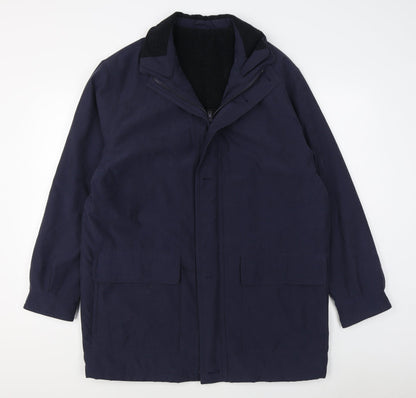 Essentials Mens Blue   Jacket  Size M  Zip