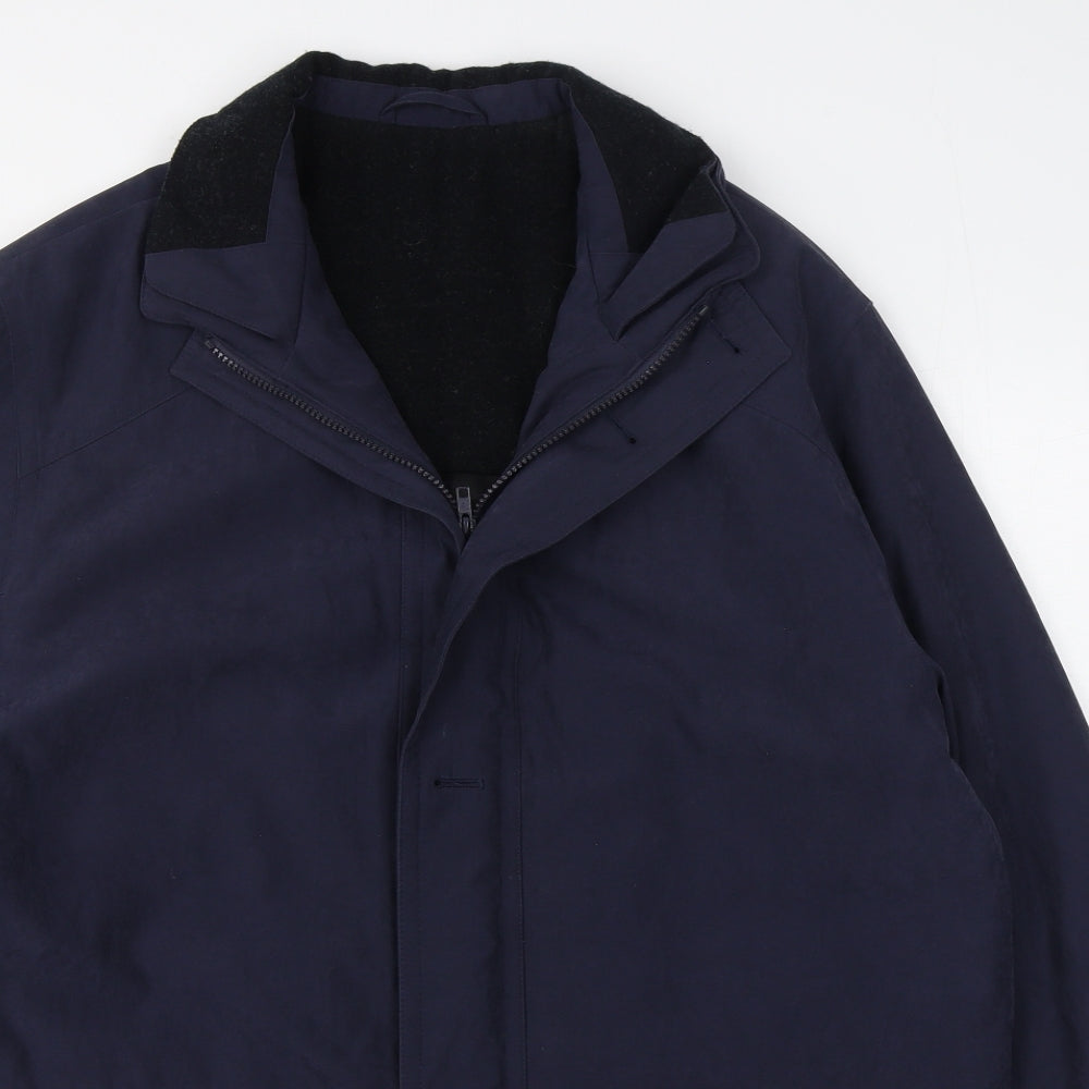 Essentials Mens Blue   Jacket  Size M  Zip