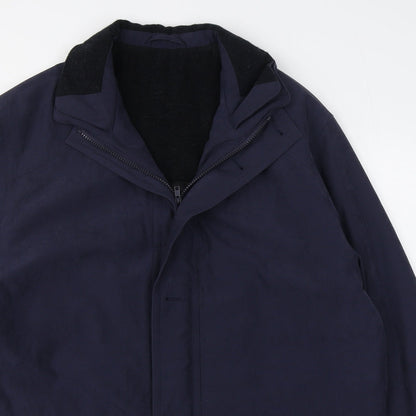 Essentials Mens Blue   Jacket  Size M  Zip