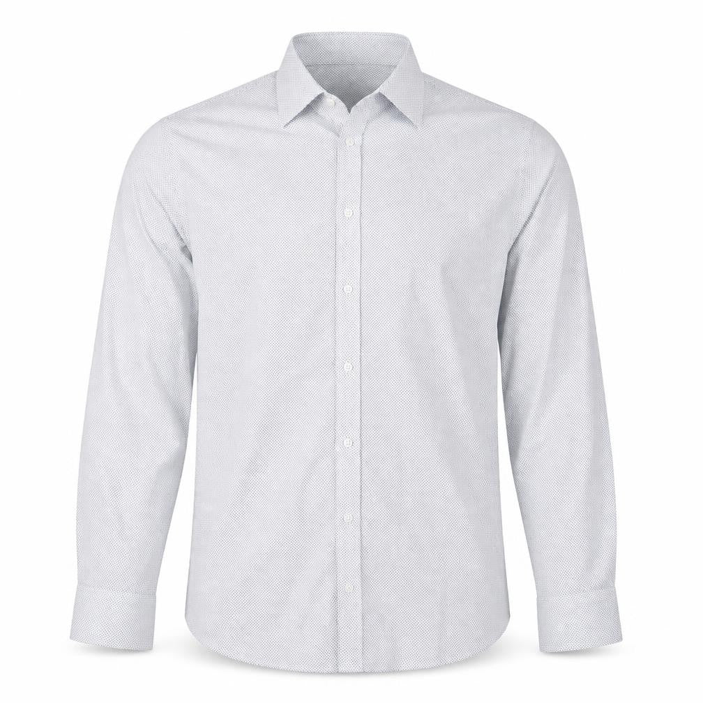 F&F Mens Blue  Polyester  Button-Up Size 44 Collared