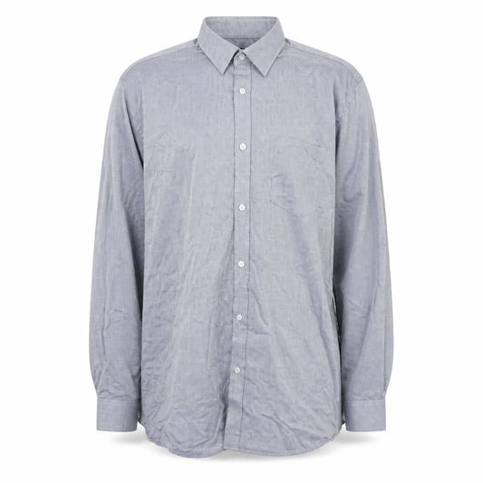 F&F Mens Blue  Polyester  Button-Up Size 43 Collared