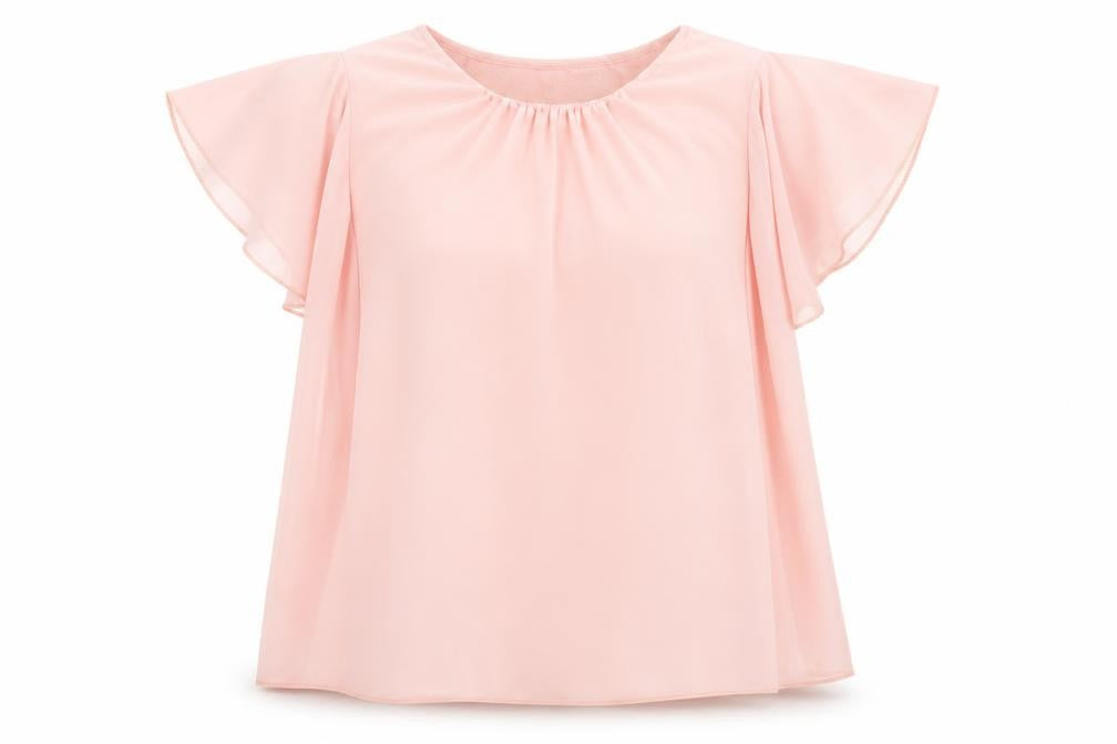 Gerard Womens Pink  Polyester Basic Blouse Size S Round Neck