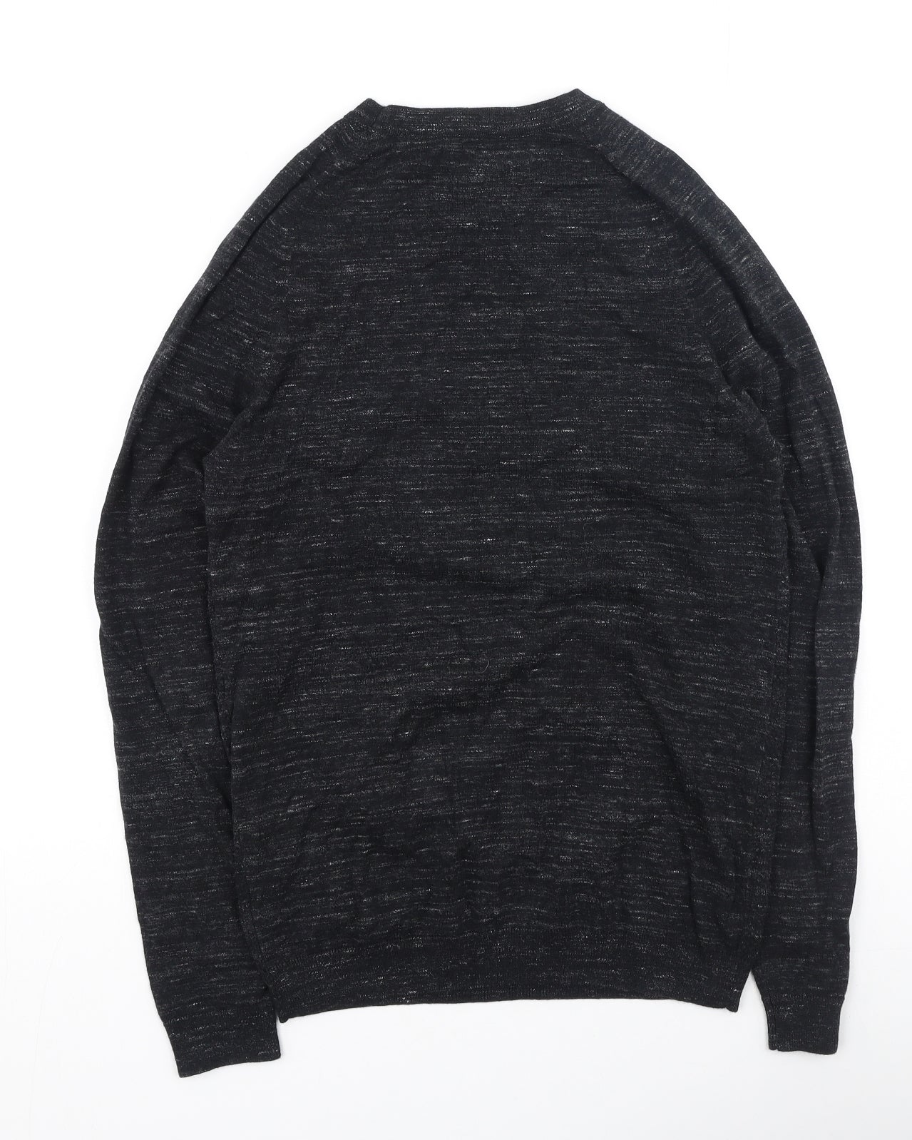 NEXT Mens Grey Round Neck  Cotton Pullover Jumper Size XS