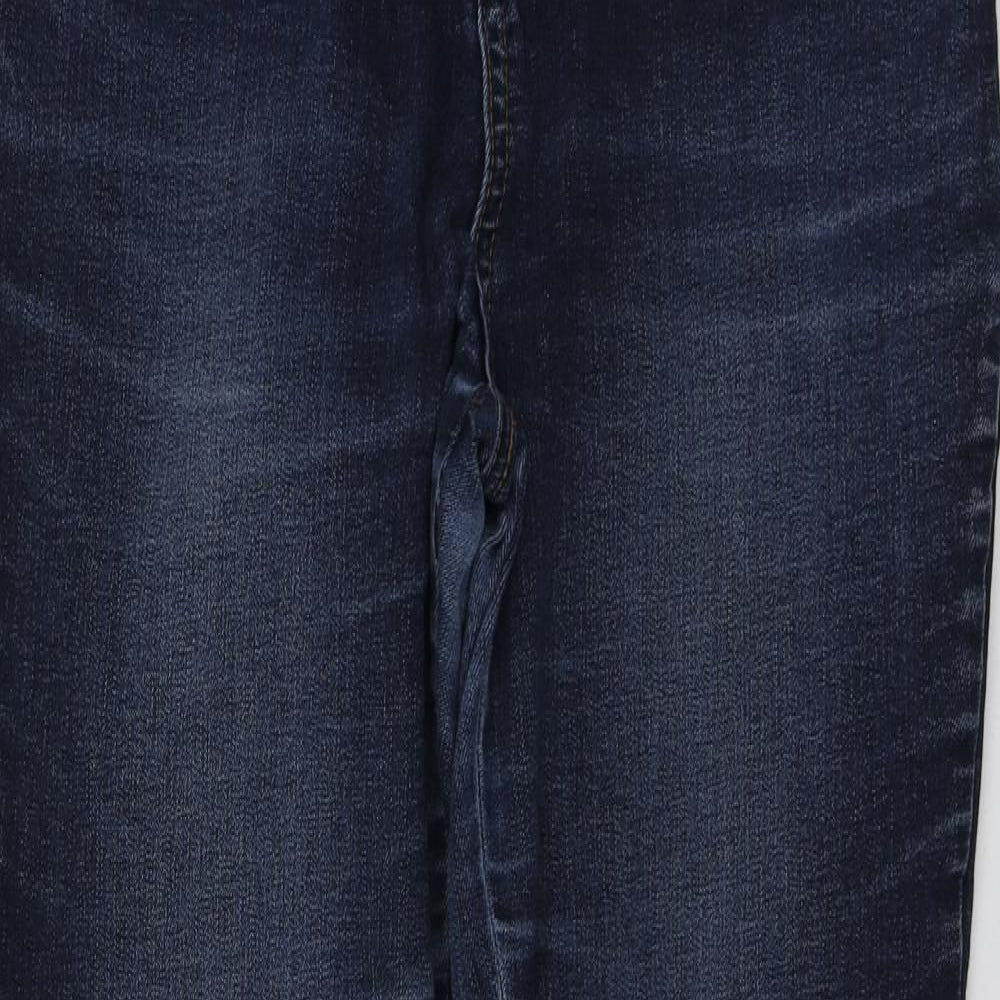 TU Womens Blue  Cotton Skinny Jeans Size 10 L25 in Regular