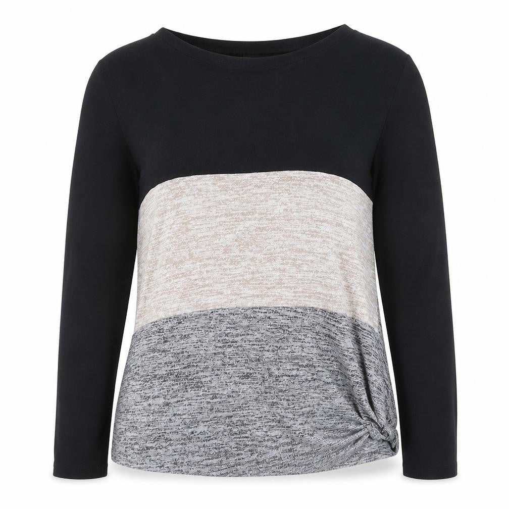 Preworn Womens Black Round Neck  Cotton Pullover Jumper Size M