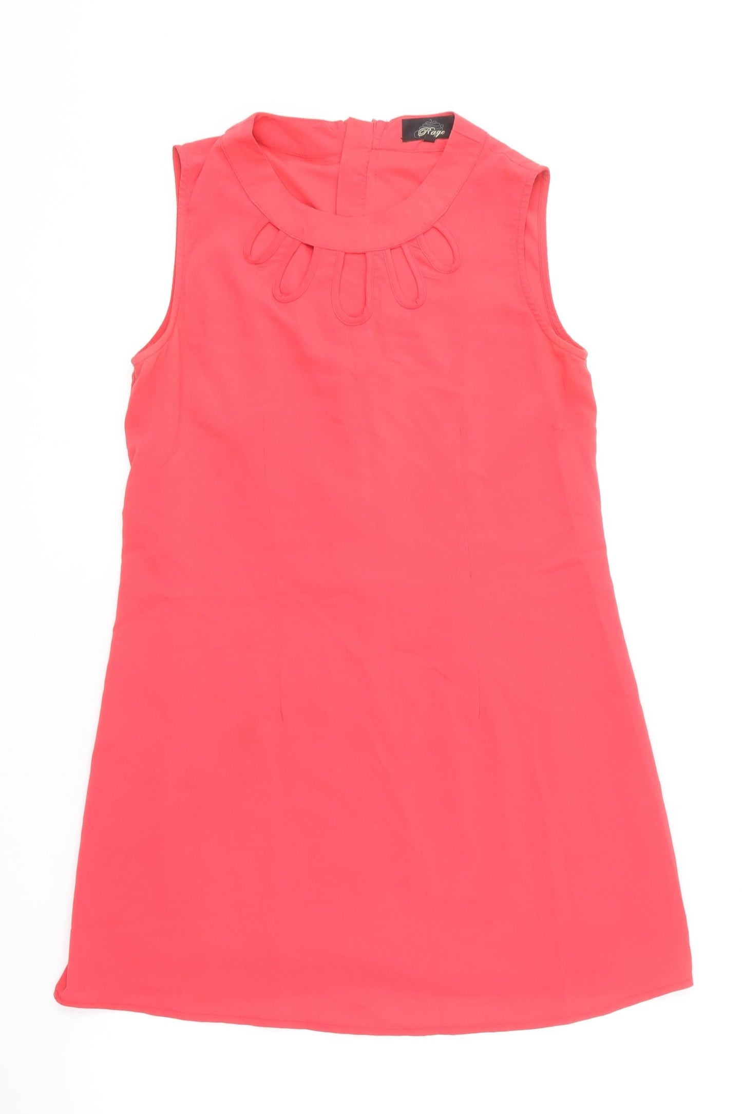 Rage Womens Red  Polyester A-Line  Size 12  Round Neck