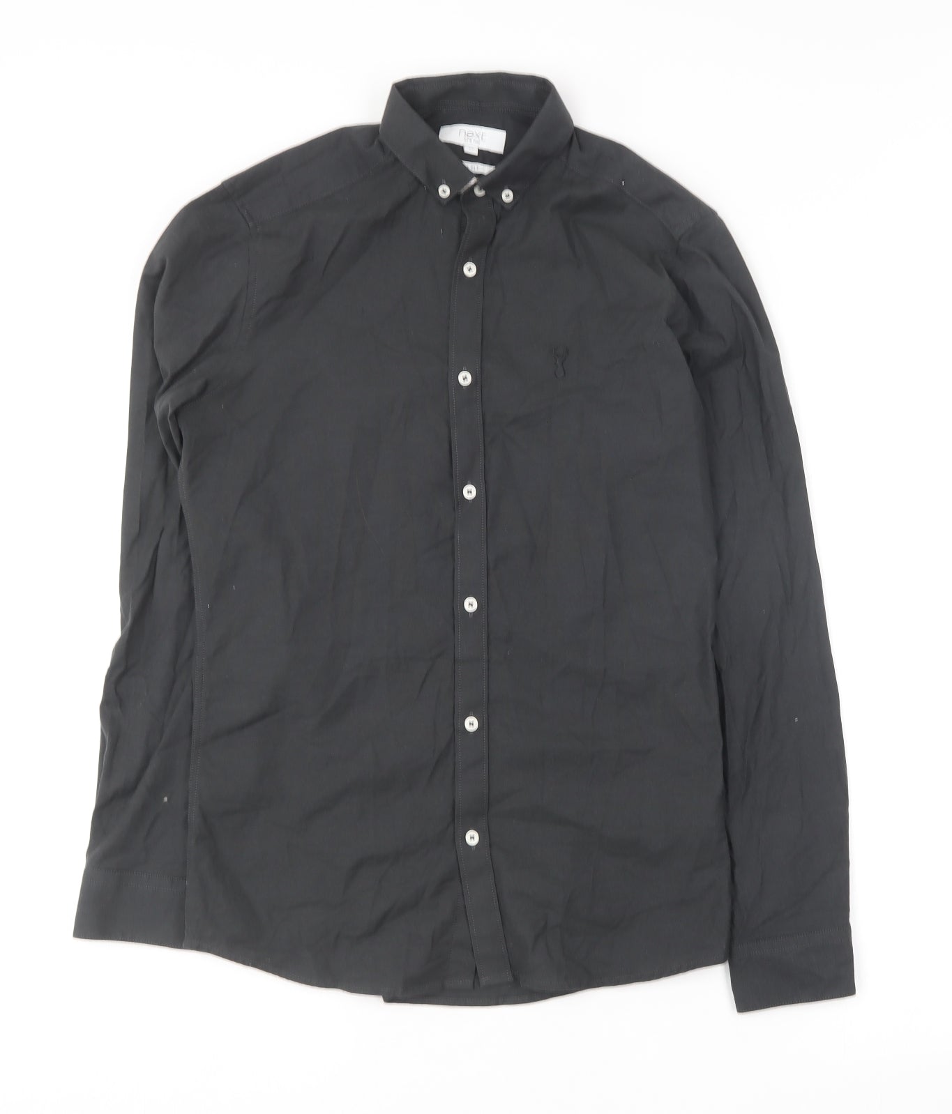 NEXT Mens Grey  Cotton Blend  Polo Size XS Collared