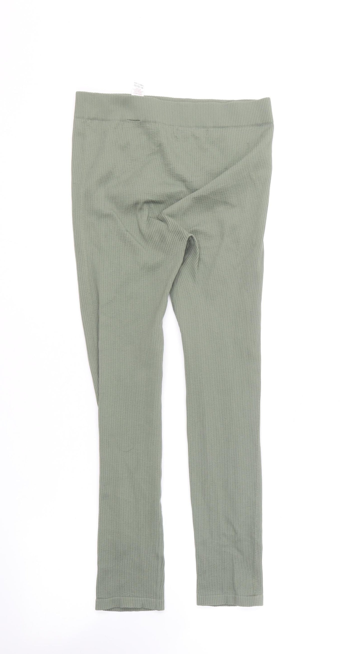 Dunnes Stores Womens Green  Nylon Jogger Leggings Size M L25 in