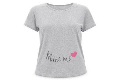 Boohoo Womens Grey  Polyester Basic T-Shirt Size 10 Round Neck - Mini Me
