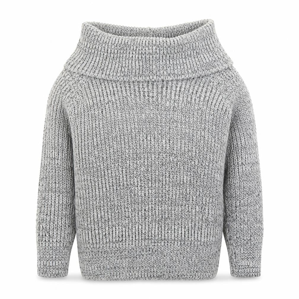 New Look Womens Grey Roll Neck  Acrylic Pullover Jumper Size 6