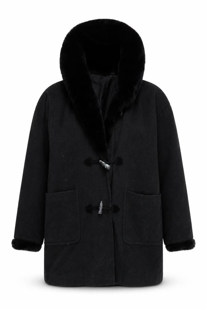 Dorothy Perkins Womens Grey   Pea Coat Coatigan Size 12  Button