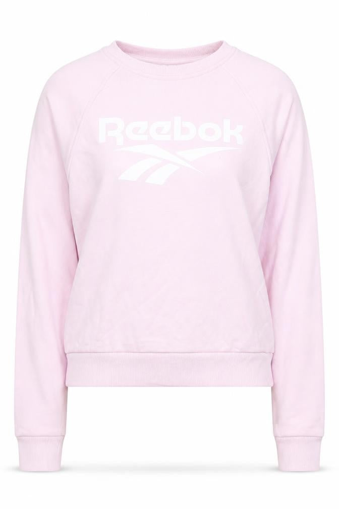 Reebok Womens Pink  Cotton Pullover Sweatshirt Size S  Pullover