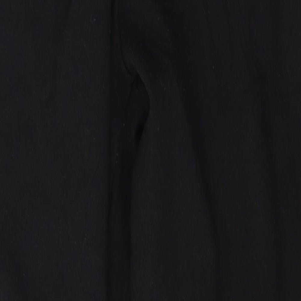 New Look Womens Black  Cotton Sweatpants Trousers Size XS L24 in Regular Tie