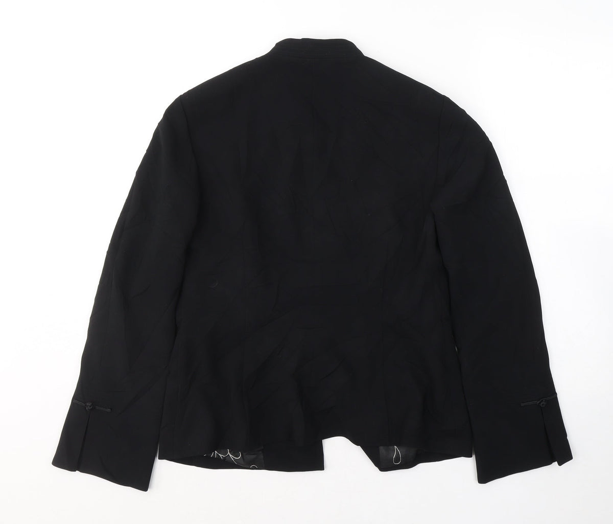 Planet Womens Black  Triacetate Jacket Blazer Size 12