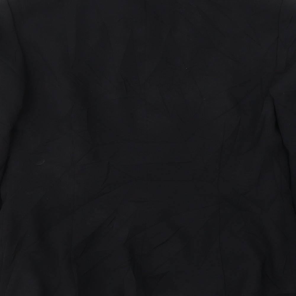Planet Womens Black  Triacetate Jacket Blazer Size 12