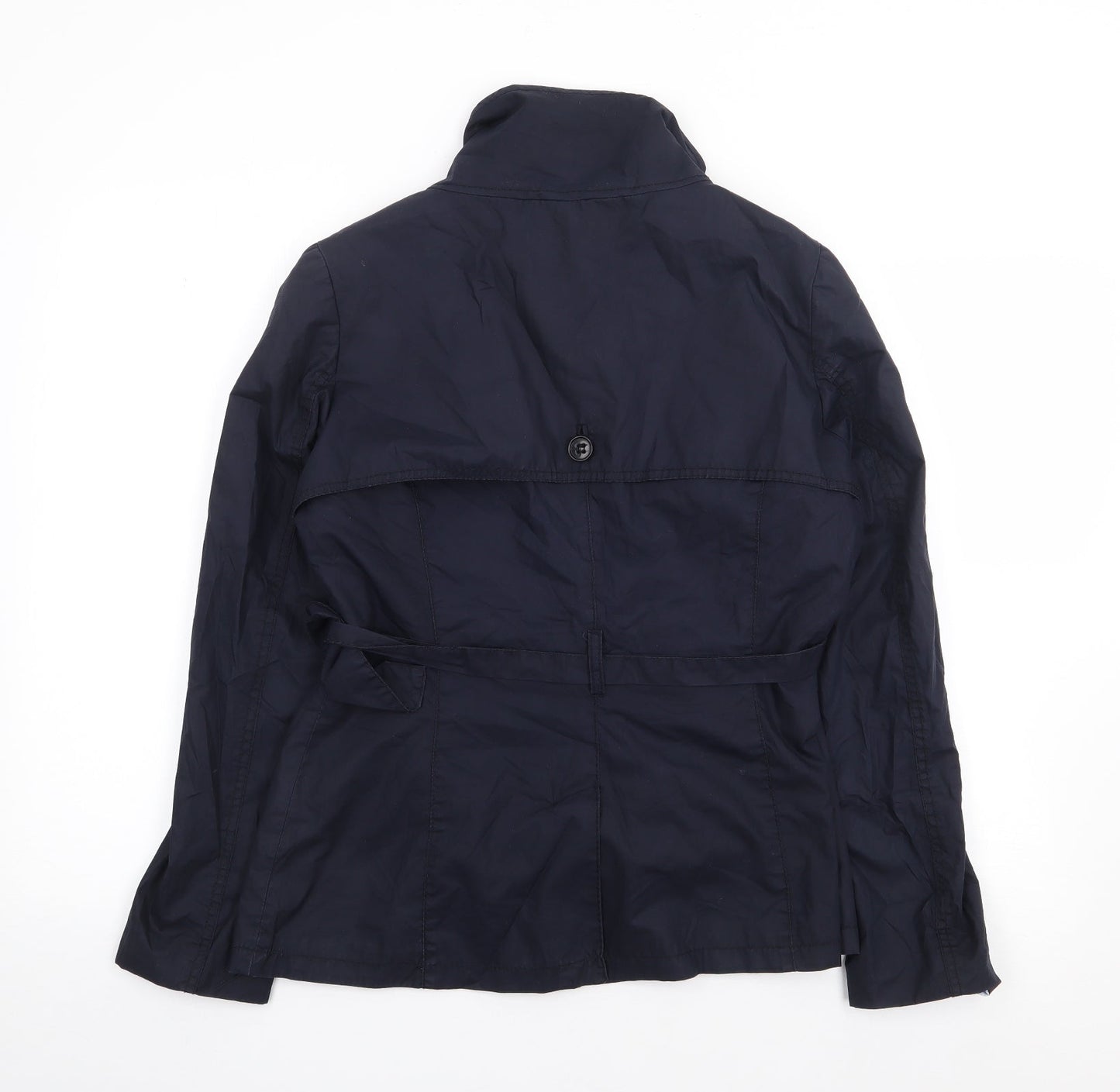 H&M Womens Blue   Jacket Coat Size 10  Button
