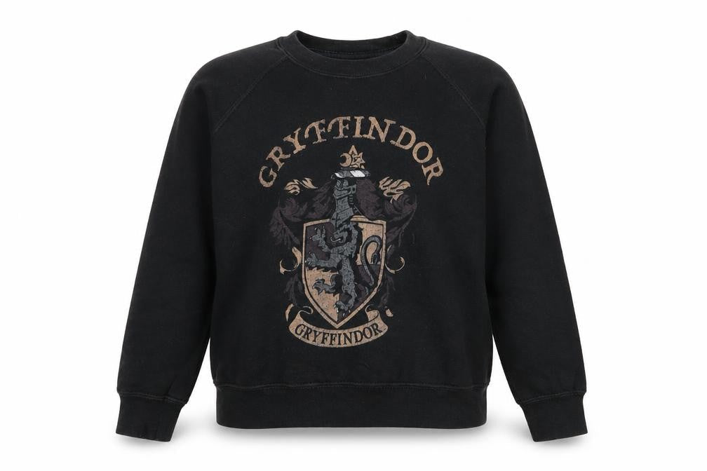 ABSOLUTE CULT Girls Black  Cotton Pullover Sweatshirt Size M  Pullover - Harry Potter