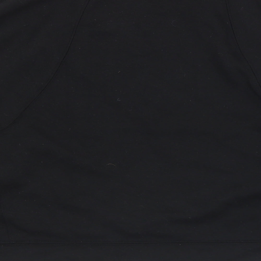 Zara Womens Black  Polyester Pullover Sweatshirt Size M