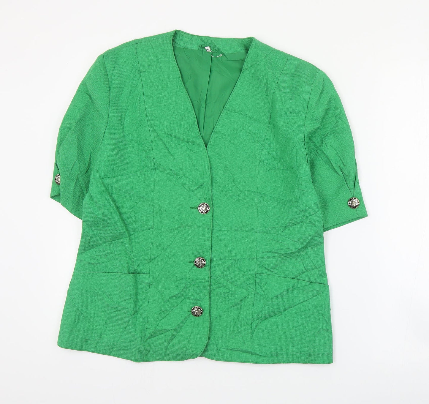 Preworn Womens Green   Jacket  Size 12  Button