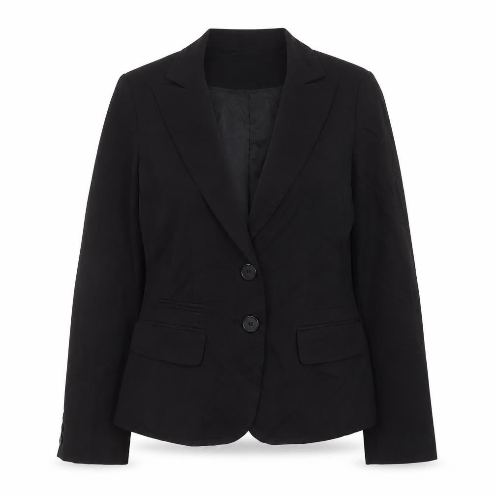Primark Womens Black  Polyester Jacket Suit Jacket Size 10