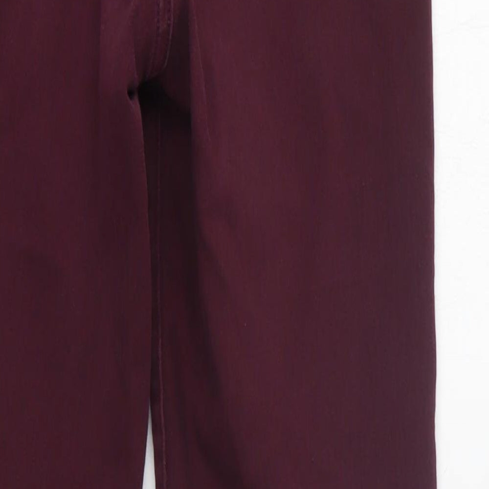 H&M Womens Purple  Cotton Skinny Jeans Size 30 in L32 in Regular