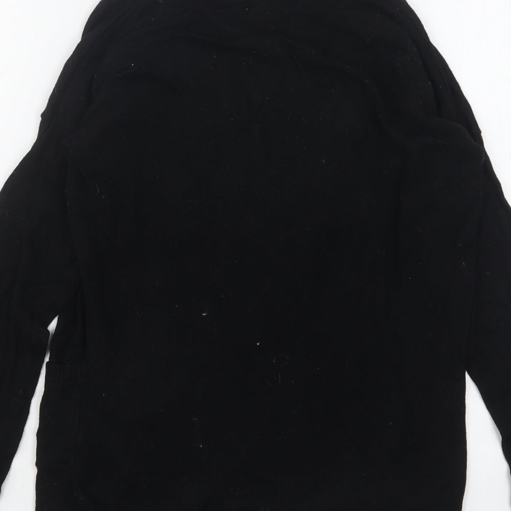 Atmosphere Womens Black V-Neck  Viscose Cardigan Jumper Size 10