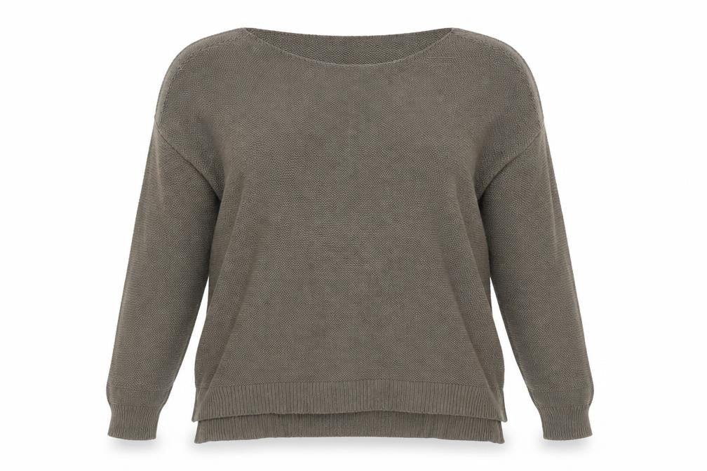 Peacocks Womens Green Round Neck  Acrylic Pullover Jumper Size XL