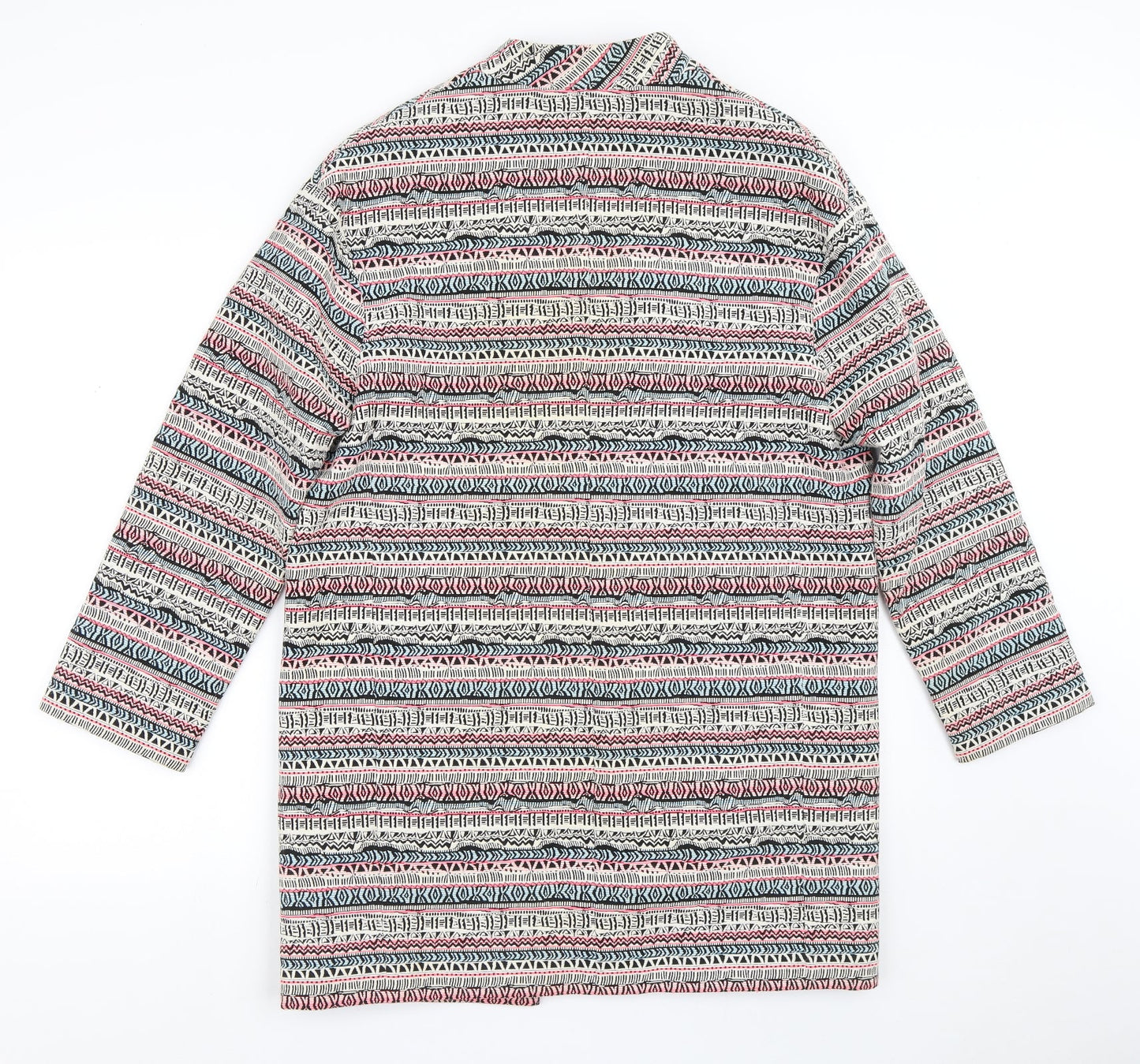 Luke Lovely Womens Multicoloured Geometric  Jacket  Size S