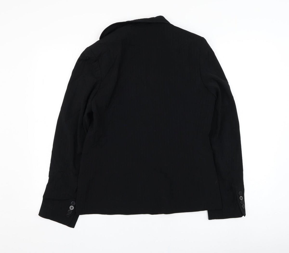 AMARANTO Womens Black   Jacket Blazer Size 12  Button