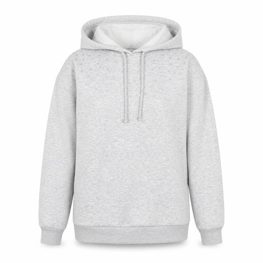 Papaya Womens Grey  Polyester Pullover Hoodie Size S  Pullover