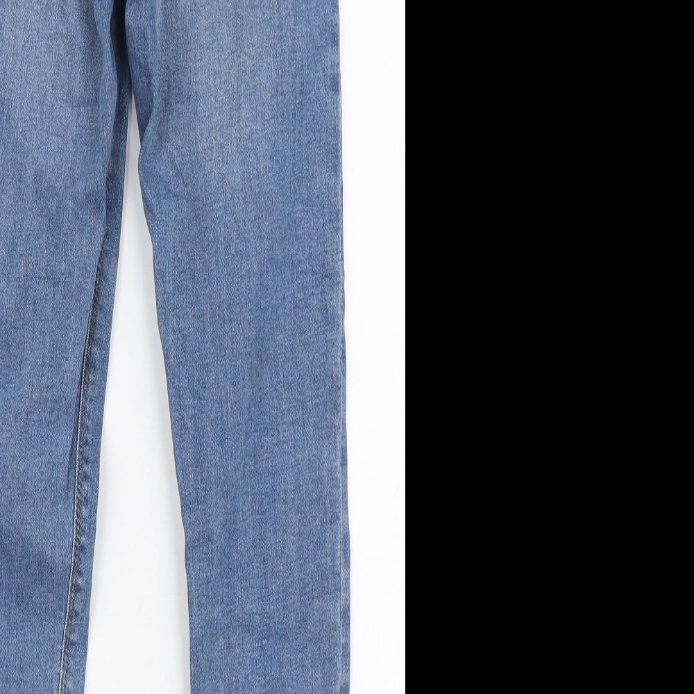 Denim Co Womens Blue  Cotton Skinny Jeans Size 6 L26 in Slim Zip