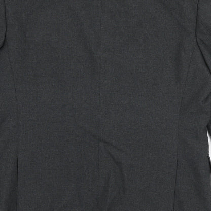 Executex Mens Grey  Polyester Jacket Suit Jacket Size 40