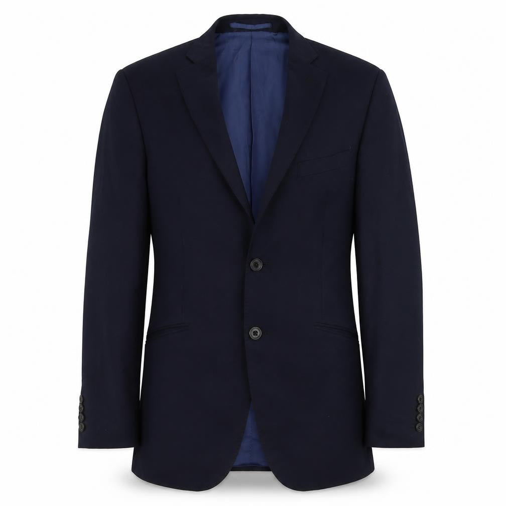 Marks & Spencer Mens Blue  Polyester Jacket Suit Jacket Size 34