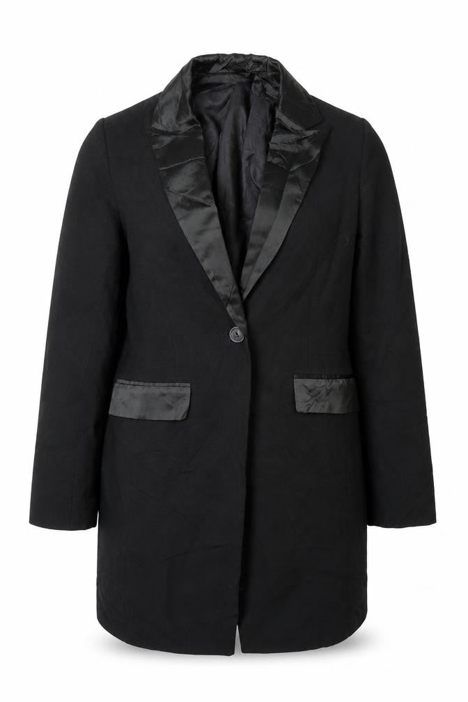 Dorothy Perkins Womens Black   Jacket  Size 10  Button
