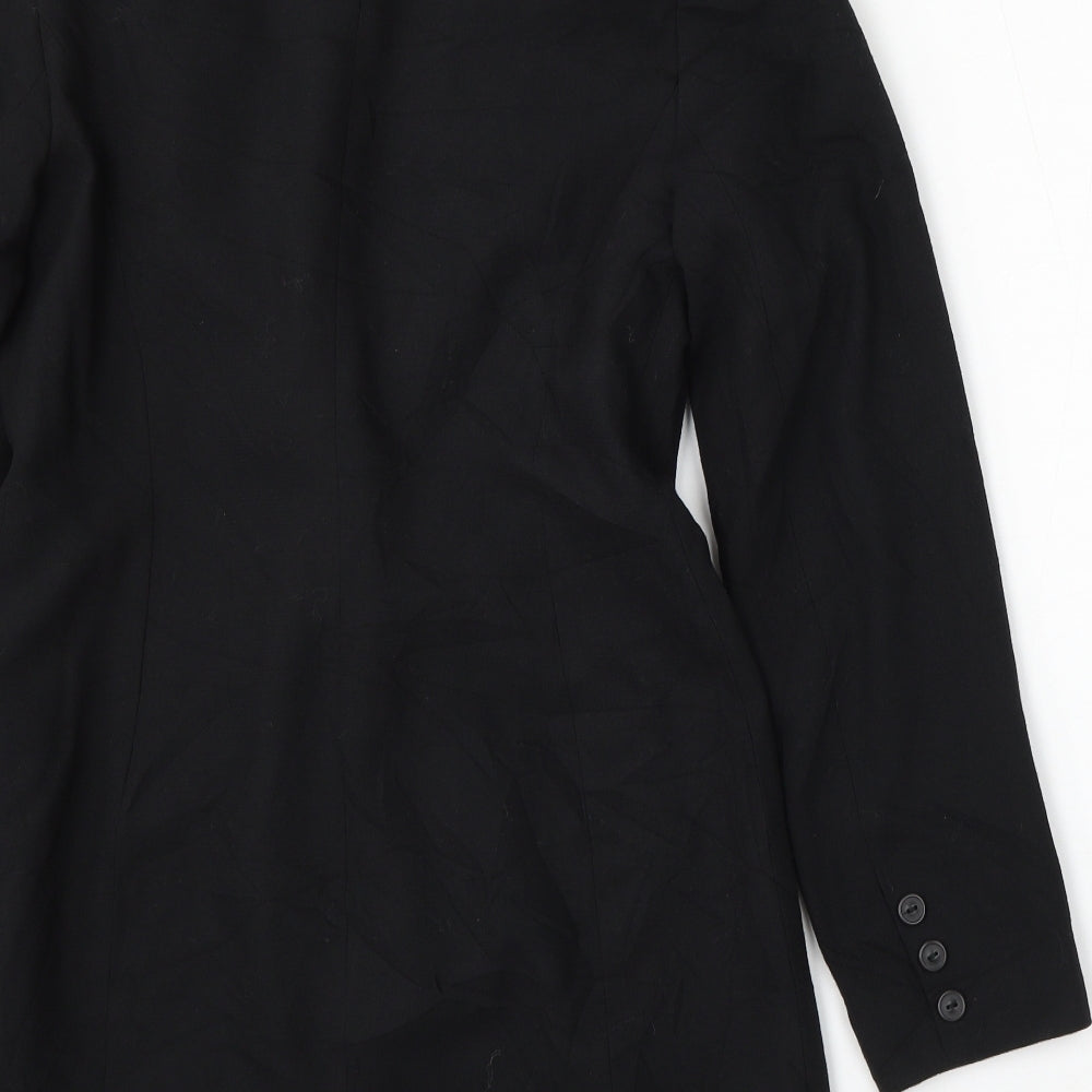 Dorothy Perkins Womens Black   Jacket  Size 10  Button