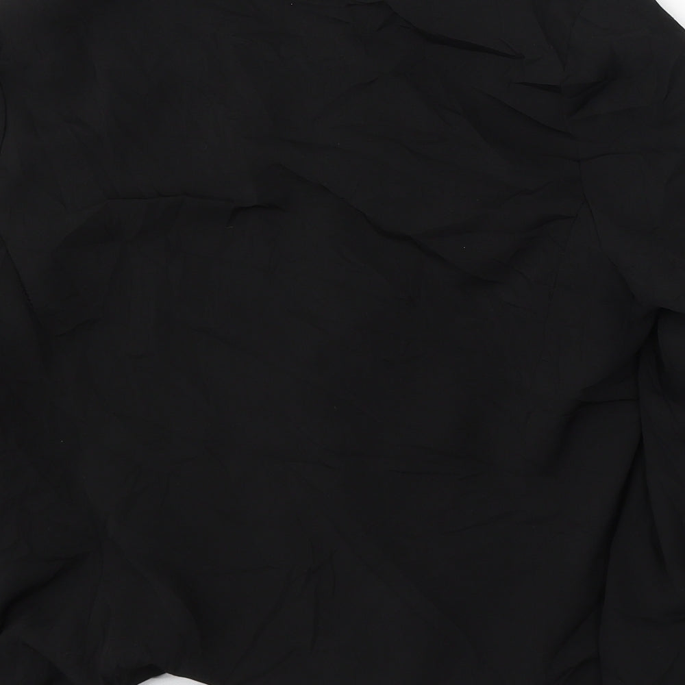 New Look Womens Black  Polyester Jacket Blazer Size 14