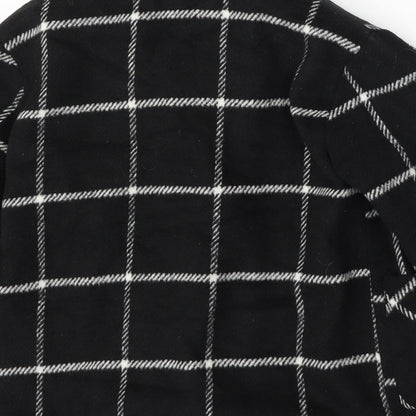 SHEIN Girls Black Geometric  Jacket  Size 9 Years