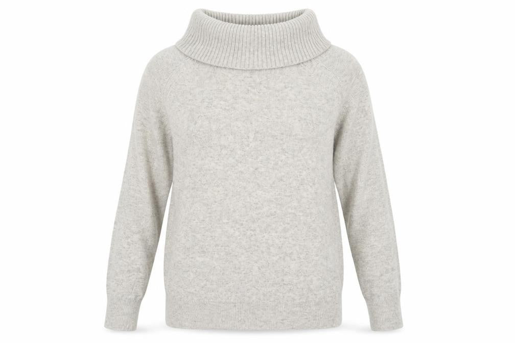 Wallis Womens Beige Roll Neck  Viscose Pullover Jumper Size S