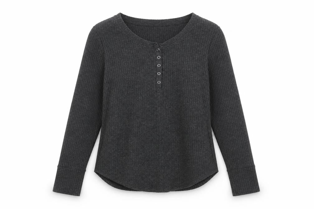 Papaya Womens Grey Round Neck  Polyester Pullover Jumper Size 10
